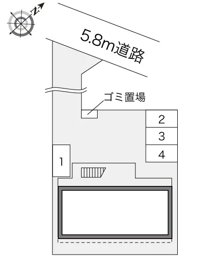 ★手数料０円★久喜市本町３丁目　月極駐車場（LP）